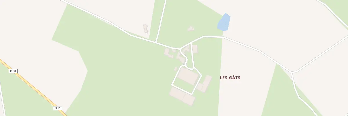 Plan du 5304 Les Gats à Vouvant
