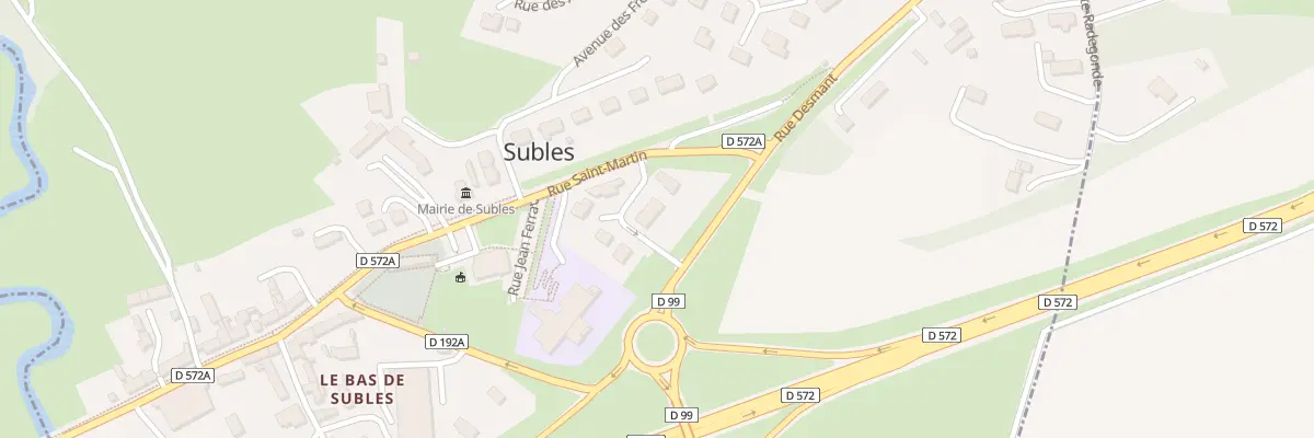 Plan du 2 Rue des Pommiers à Subles