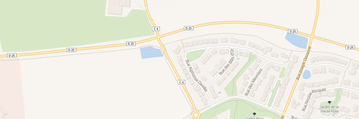 Plan du 17 Rue alphonse daudet à Maulévrier