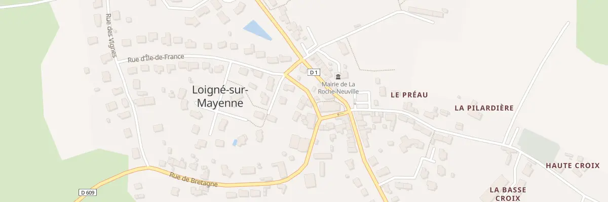 Plan du 3 Pl de l’Eglise de Loigne à La Roche-Neuville
