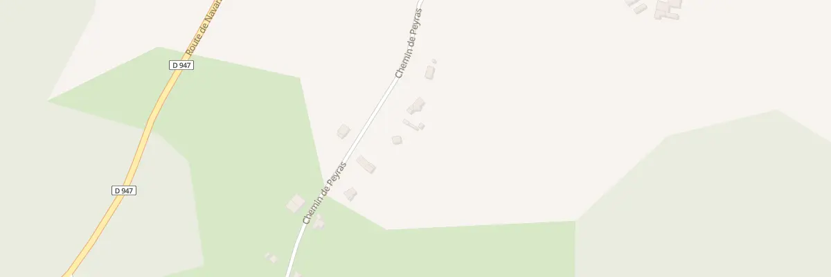 Plan du 719 Che de Peyras à Loubieng
