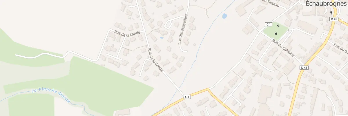 Plan du 22 Rue des Noisetiers à Saint-Pierre-des-Échaubrognes