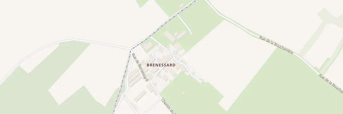 Plan du 6 Rue de Bernessard à Plassay