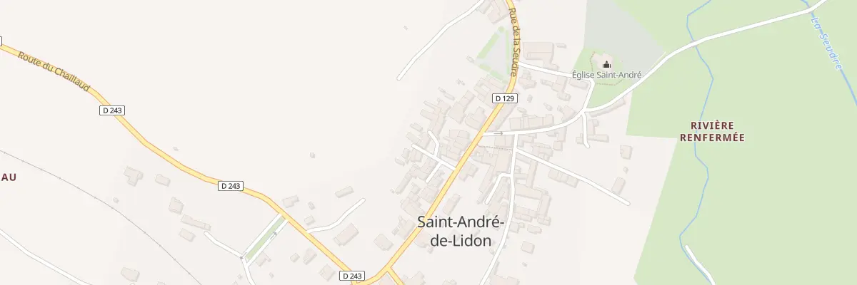 Plan du 6 Imp des Prés à Saint-André-de-Lidon