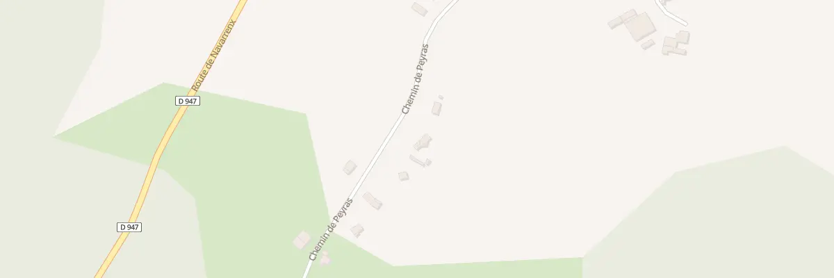 Plan du 667 Che de Peyras à Loubieng