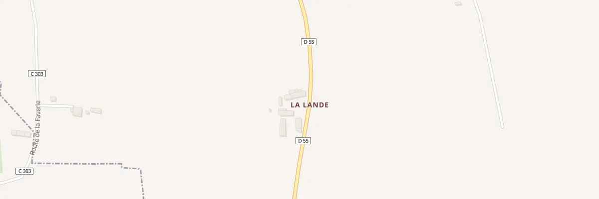 Plan du 194V La Lande à Saint-Fraimbault
