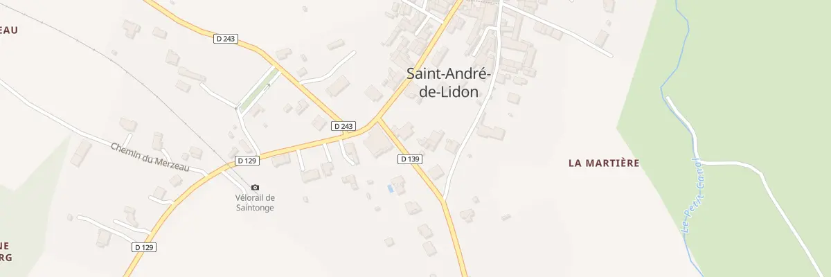 Plan du 3 Rue du Stade à Saint-André-de-Lidon