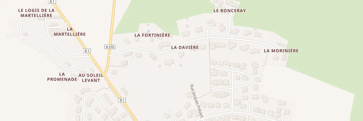 Plan du 12 Che de la Davière à La Roche-Neuville
