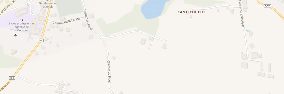Plan du 288 Chem du Fidel à Mugron