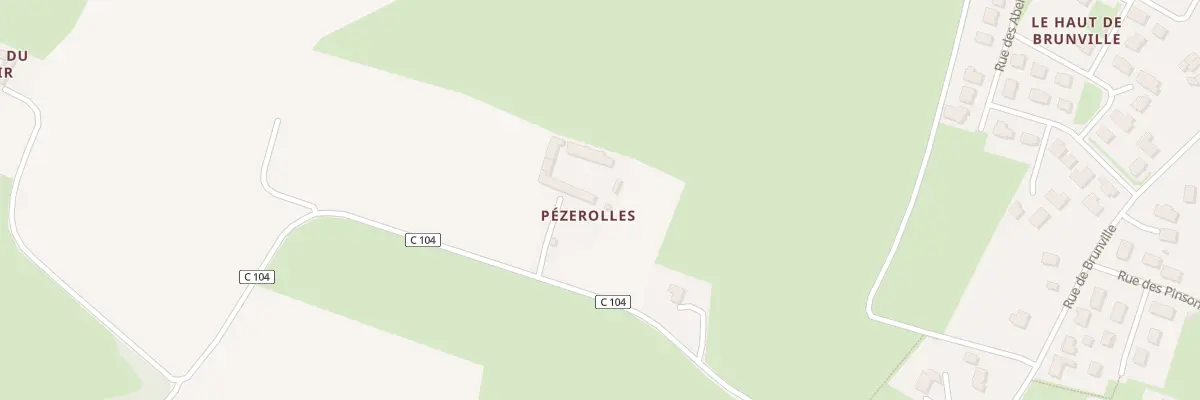 Plan du 548 Rte de Pézerolles à Subles