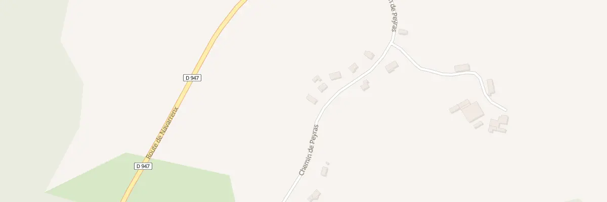 Plan du 532 Che de Peyras à Loubieng