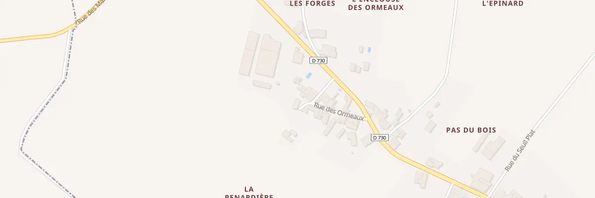 Plan du 7 Rue des Ormeaux à Brie-sous-Mortagne