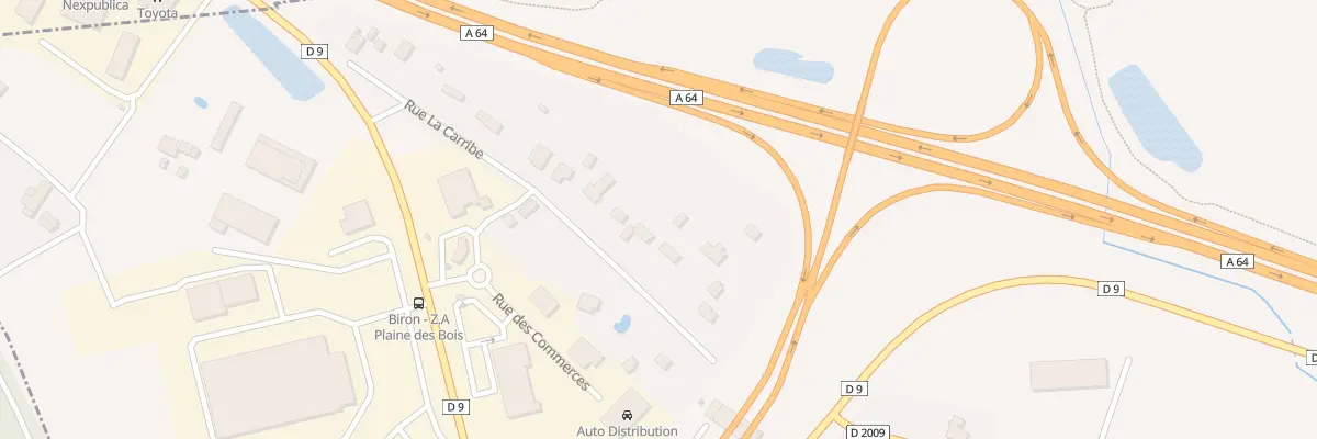 Plan du 8 Rue La Carribe à Biron