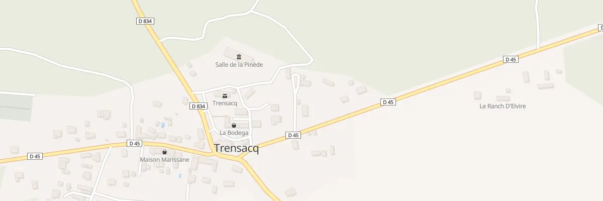 Plan du 5004F Au Bourg à Trensacq