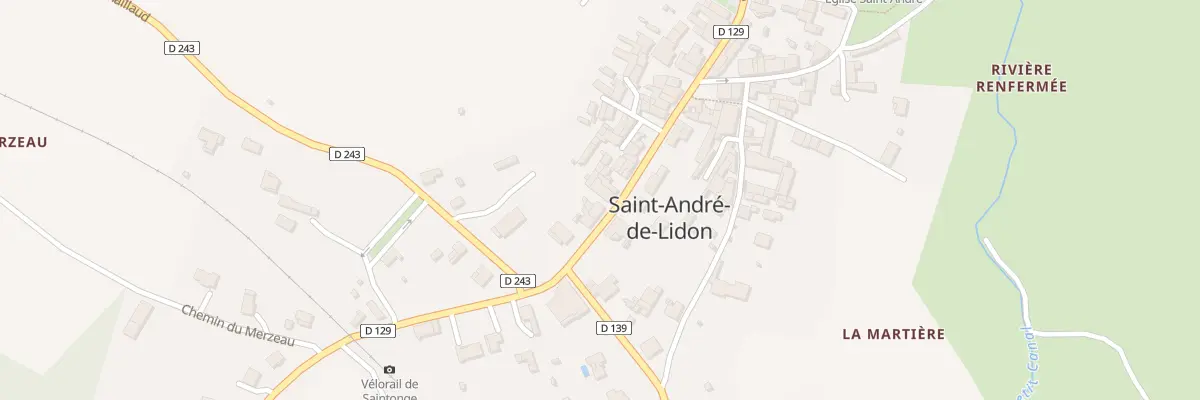 Plan du 26 Rue de l’Ancienne Gare à Saint-André-de-Lidon