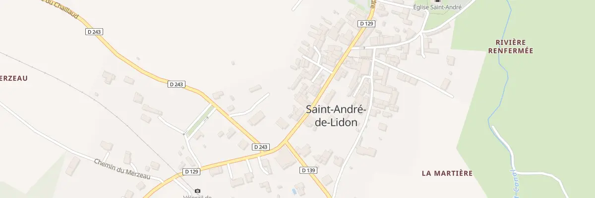 Plan du 24 Rue de l’Ancienne Gare à Saint-André-de-Lidon