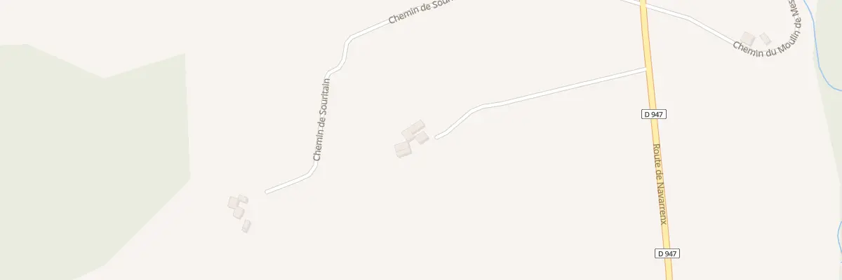 Plan du 2442 Che de Souritain à Loubieng