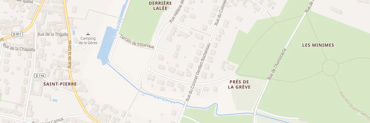 Plan du 37 Rue Denfert Rochereau à Surgères