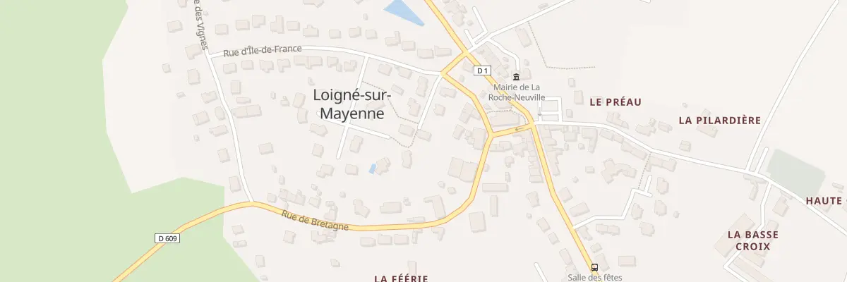 Plan du 5 Rue des Coprins à La Roche-Neuville