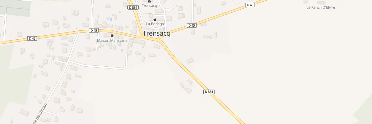 Plan du 90 Capdessus à Trensacq