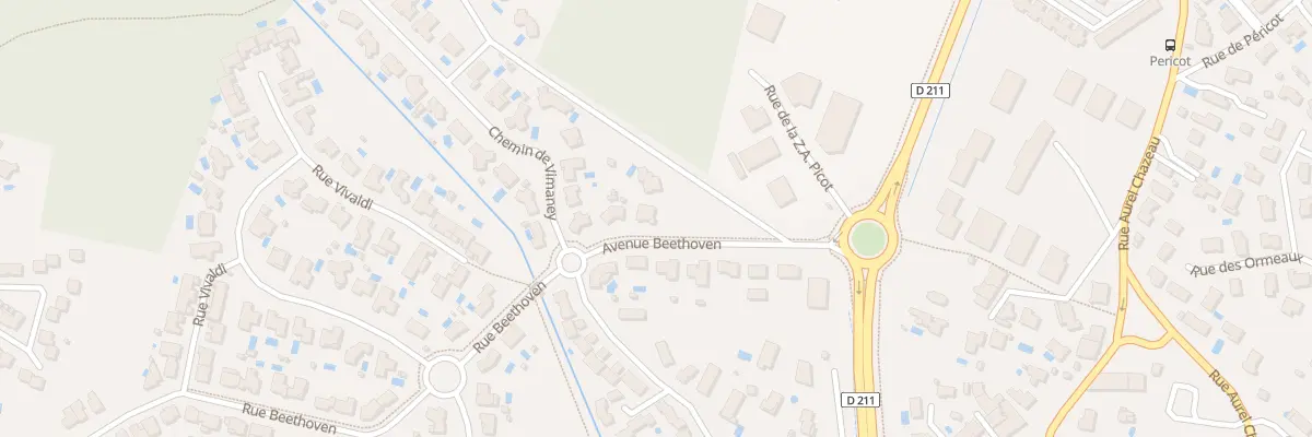 Plan du 1 Av Beethoven à Saint-Médard-en-Jalles