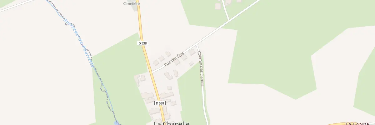 Plan du 5 Rue des Epis La Chapelle Au Gr à Saint-Georges-Buttavent