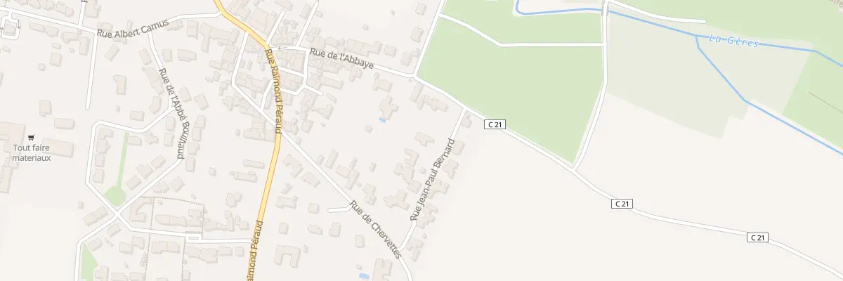 Plan du 1 Rue Jean Paul Bernard à Surgères
