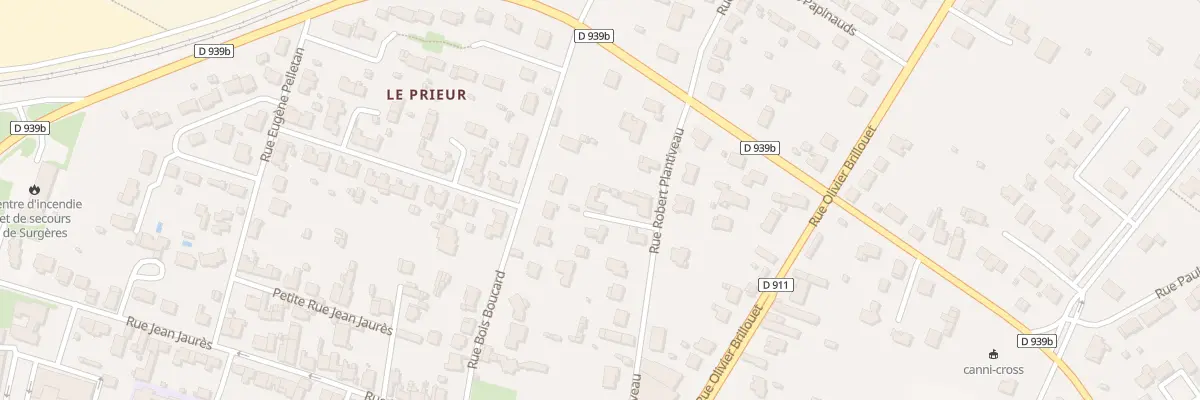 Plan du 14A Rue Robert Plantiveau à Surgères