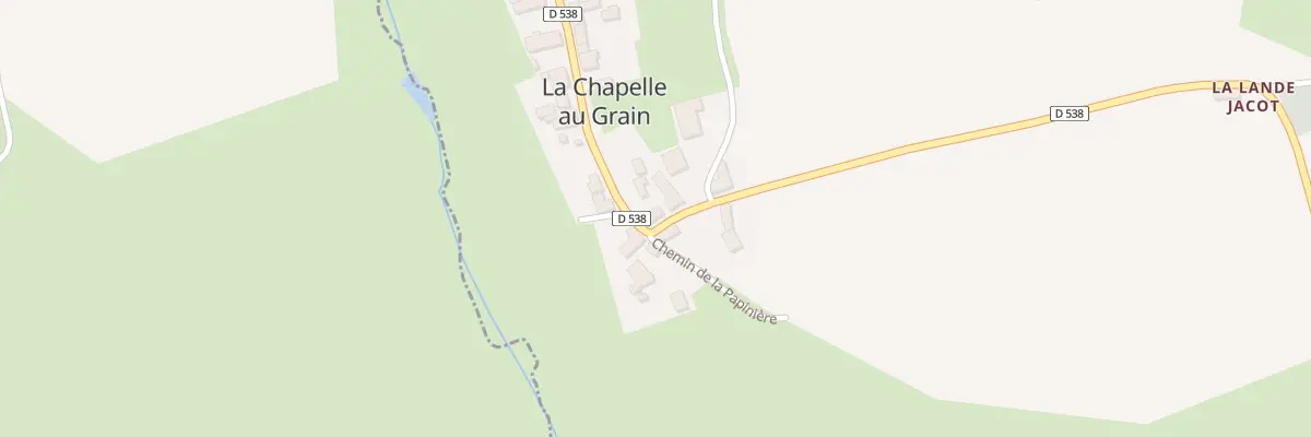 Plan du 24 Rue des Bernardins La Chapelle à Saint-Georges-Buttavent