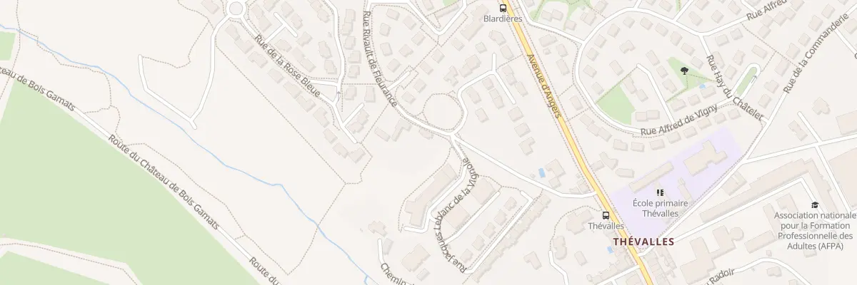 Plan du 46 Rue Rivault de Fleurance à Laval