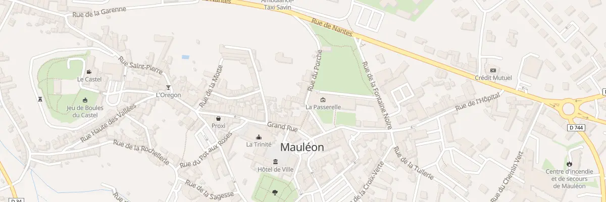 Plan du 7 Rue du Porche à Mauléon