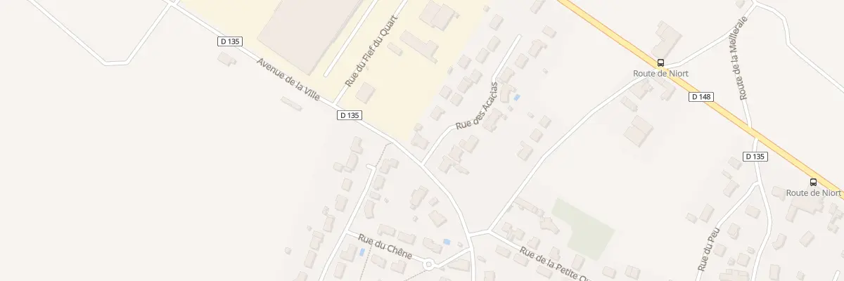 Plan du 1 Rue des acacias à Saint-Martin-de-Fraigneau