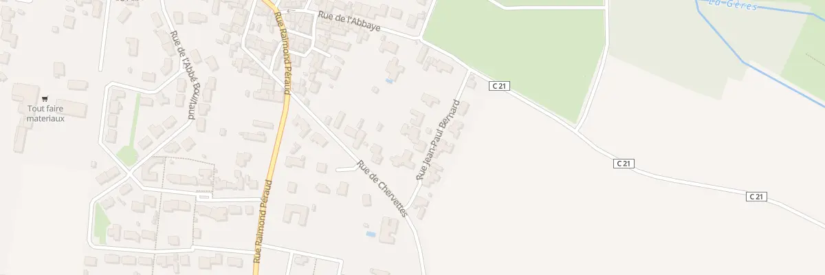 Plan du 5 Rue Jean Paul Bernard à Surgères