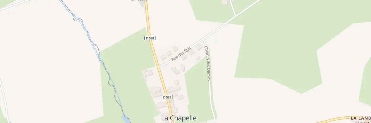 Plan du 3 Rue des Epis La Chapelle Au Gr à Saint-Georges-Buttavent