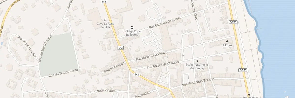 Plan du 31 Rue de la République à Pauillac