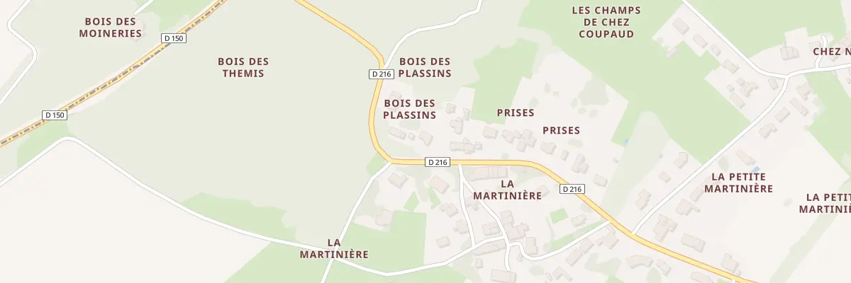 Plan du 54 Rte de la Martiniere à Varzay