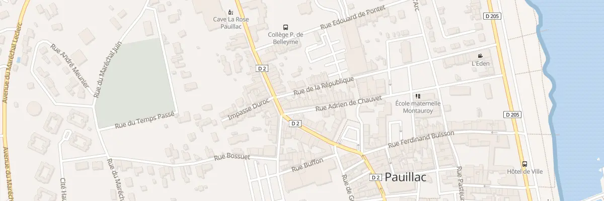 Plan du 45 Rue Adrien de Chauvet à Pauillac