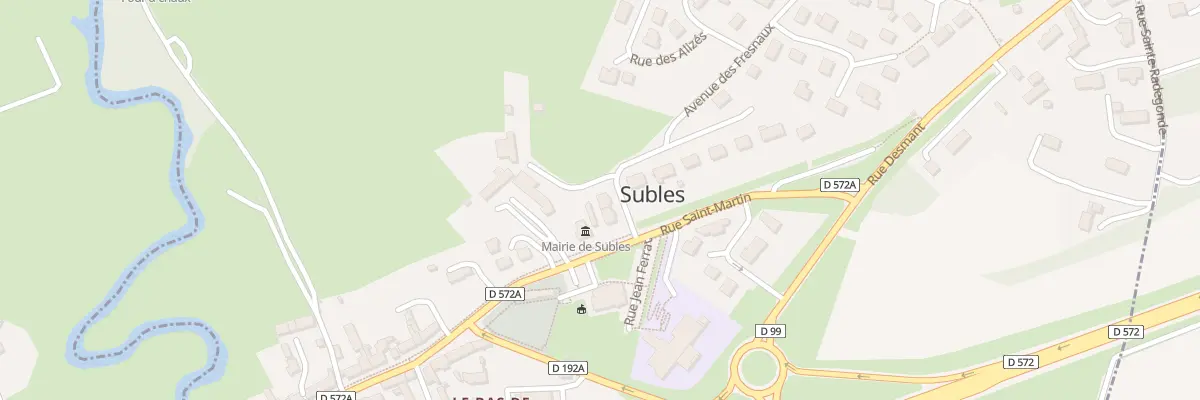 Plan du 31 Av des Fresnaux à Subles