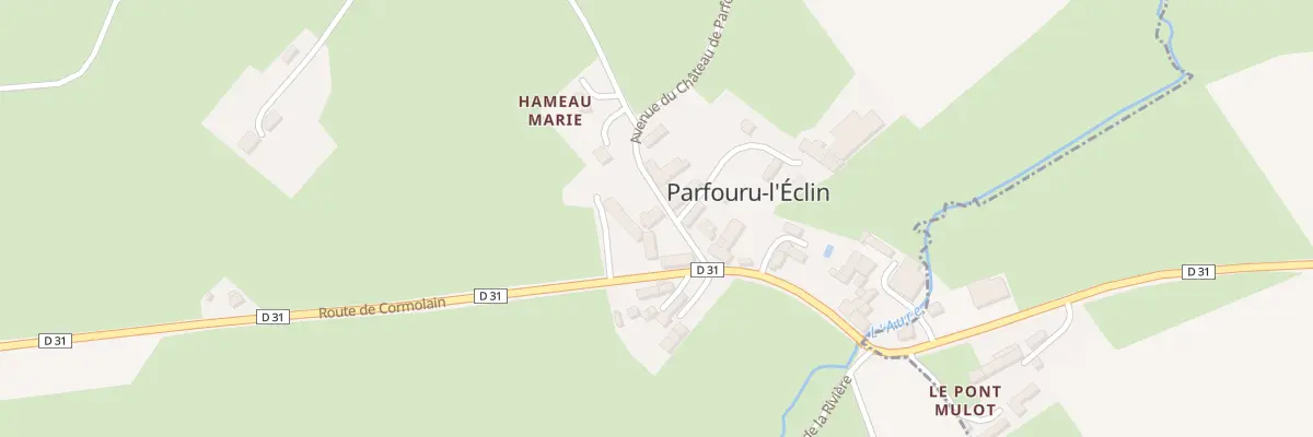 Plan du 5037 Pont Mulot (Livry) à Caumont-sur-Aure