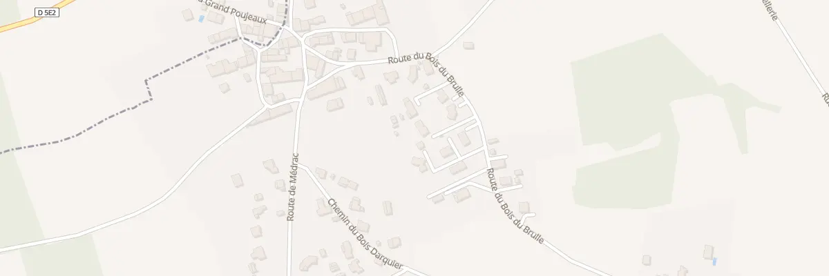 Plan du 52 Rte du Bois du Brûle à Moulis-en-Médoc