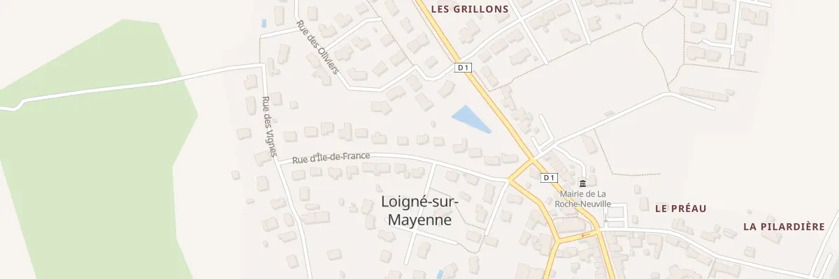 Plan du 12 Rue de l’Ile de France à La Roche-Neuville