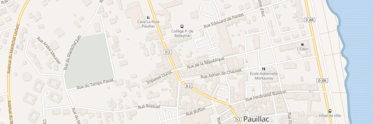 Plan du 43 Rue de la République à Pauillac