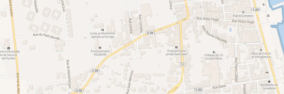 Plan du 4 Pl Georges V à Pauillac