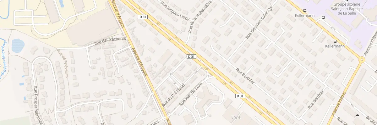 Plan du 62 Av de Tours à Laval