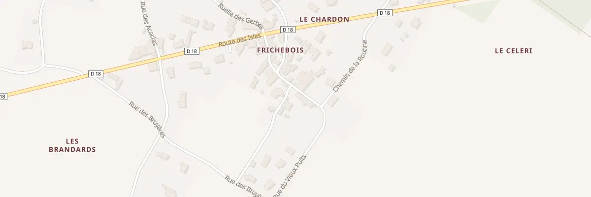 Plan du 8 Rue du Vieux Puits à Geay