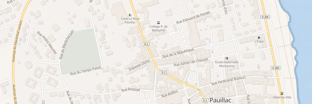 Plan du 11 Rue du Maréchal Joffre à Pauillac