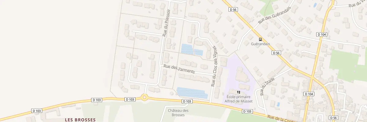 Plan du 9 Rue des Sarments à Saint-Clément-de-la-Place