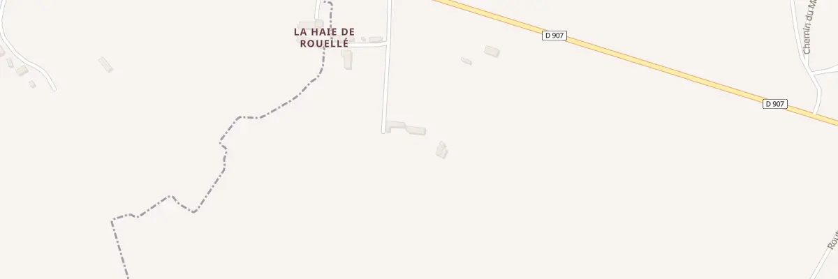 Plan du 7523 Rte de Mortain à Domfront en Poiraie