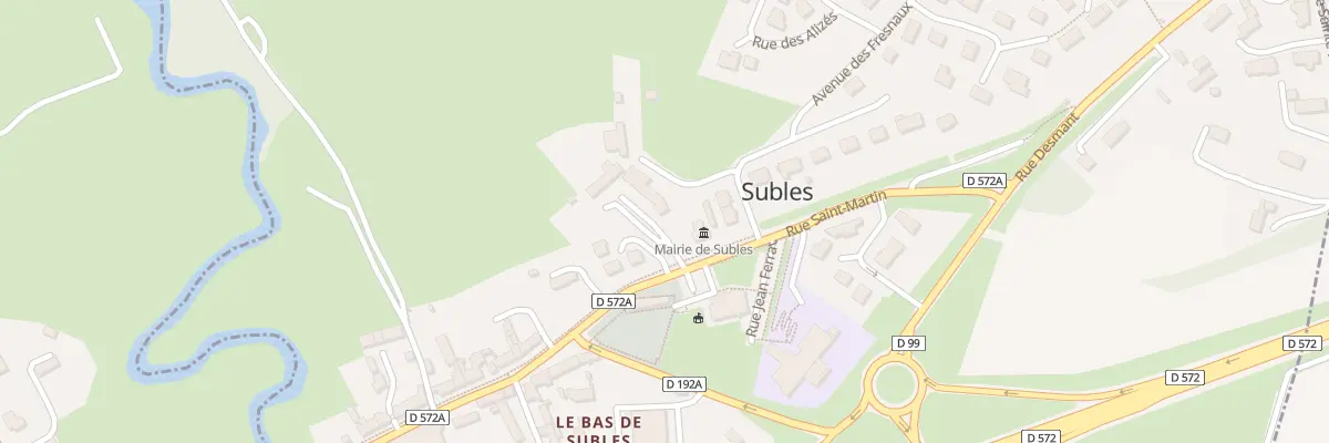 Plan du 33 Rue Saint-Martin à Subles