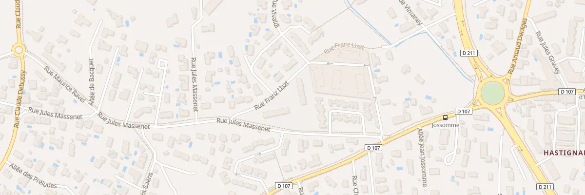 Plan du 5 Rue Jules Massenet à Saint-Médard-en-Jalles